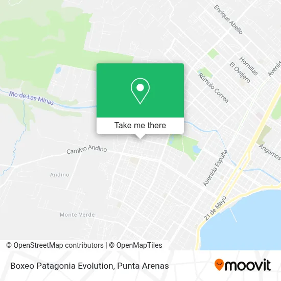 Boxeo Patagonia Evolution map