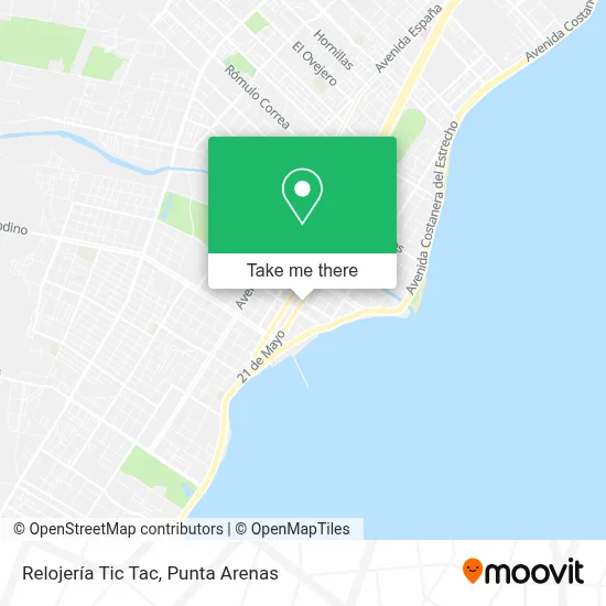 Relojería Tic Tac map