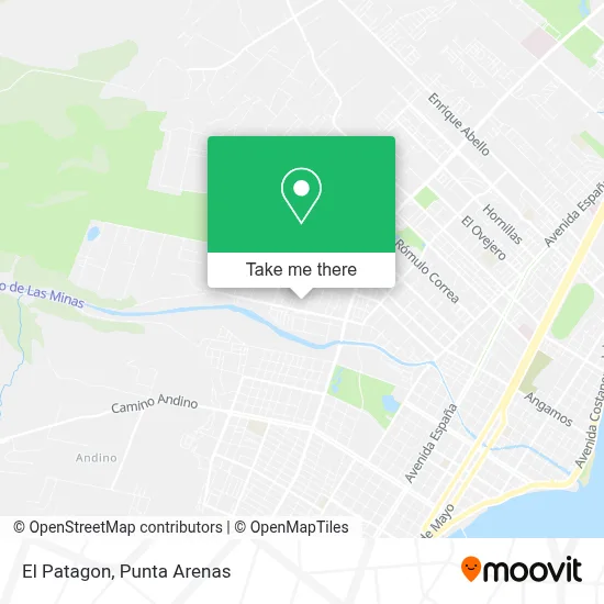 El Patagon map