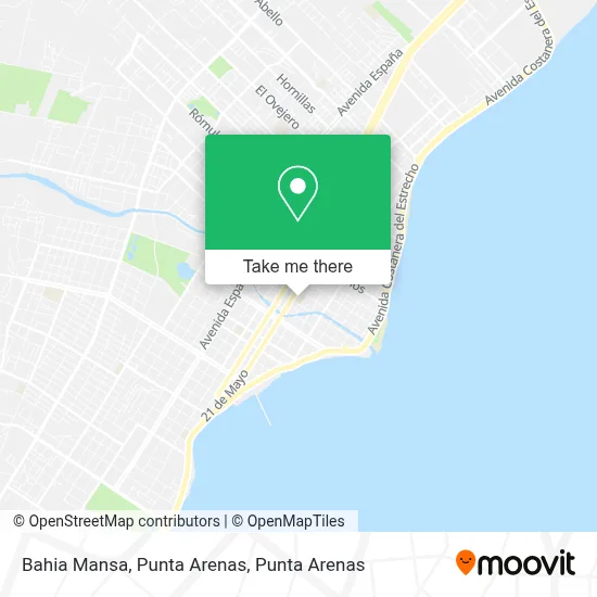 Bahia Mansa, Punta Arenas map