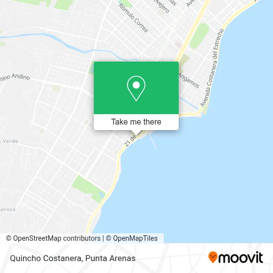 Quincho Costanera map