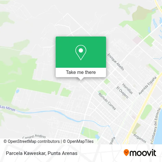 Parcela Kaweskar map