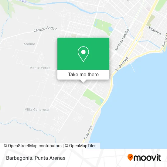 Barbagonia map