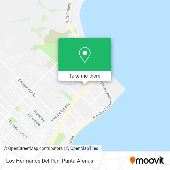 Los Hermanos Del Pan map