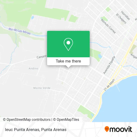 Ieuc Punta Arenas map