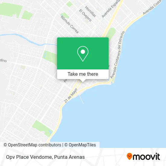 Opv Place Vendome map