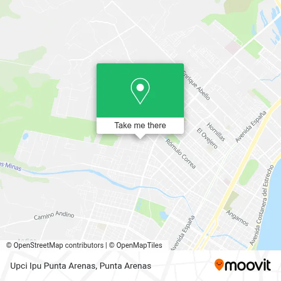 Upci Ipu Punta Arenas map
