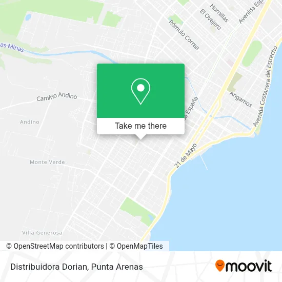 Distribuidora Dorian map