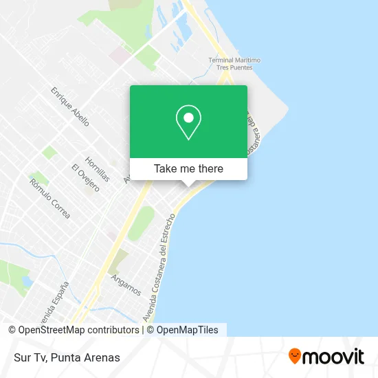 Sur Tv map