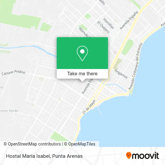 Hostal Maria Isabel map