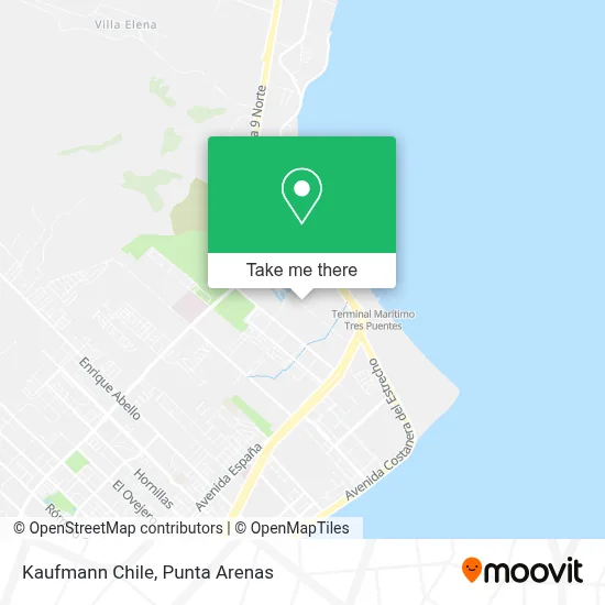 Kaufmann Chile map