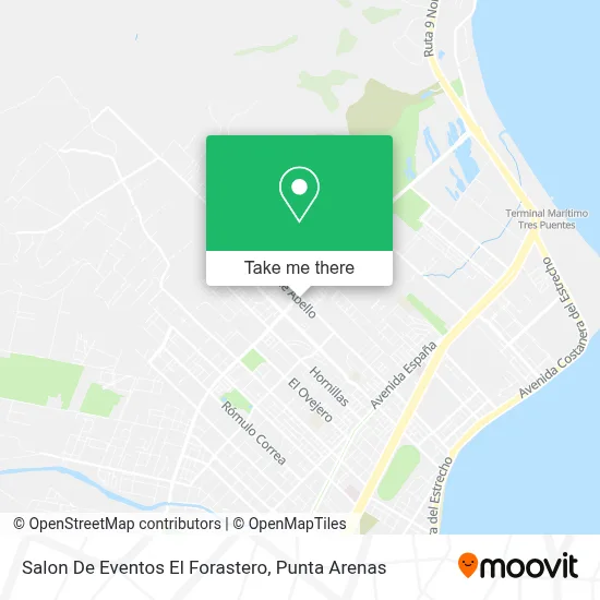Salon De Eventos El Forastero map
