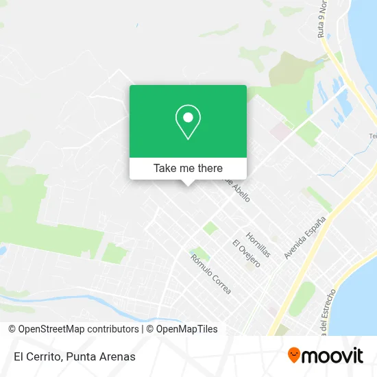 El Cerrito map