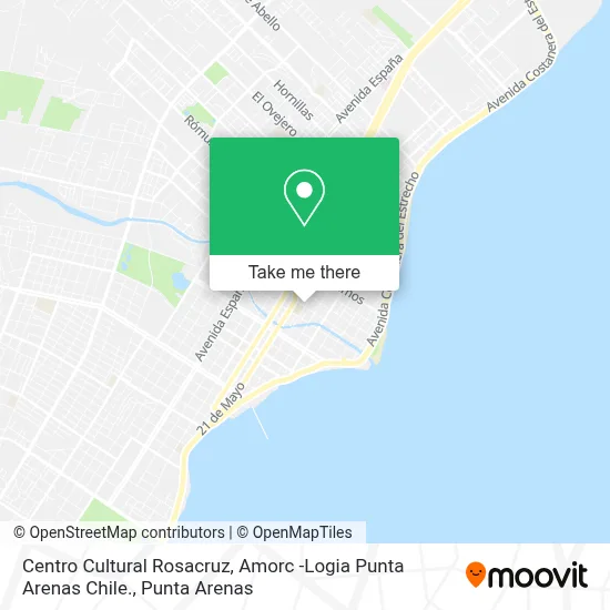 Centro Cultural Rosacruz, Amorc -Logia Punta Arenas Chile. map