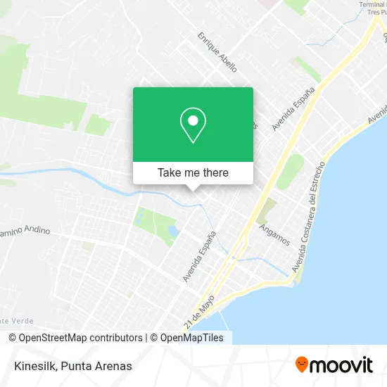 Kinesilk map