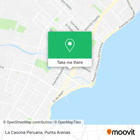 La Casona Peruana map