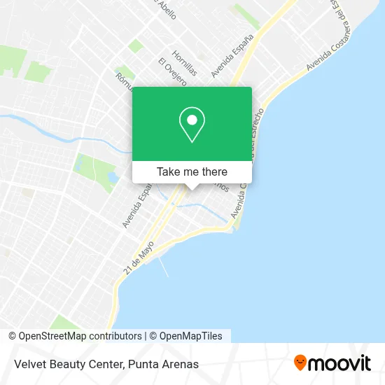 Velvet Beauty Center map
