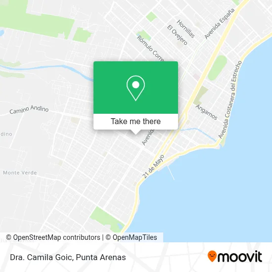 Dra. Camila Goic map