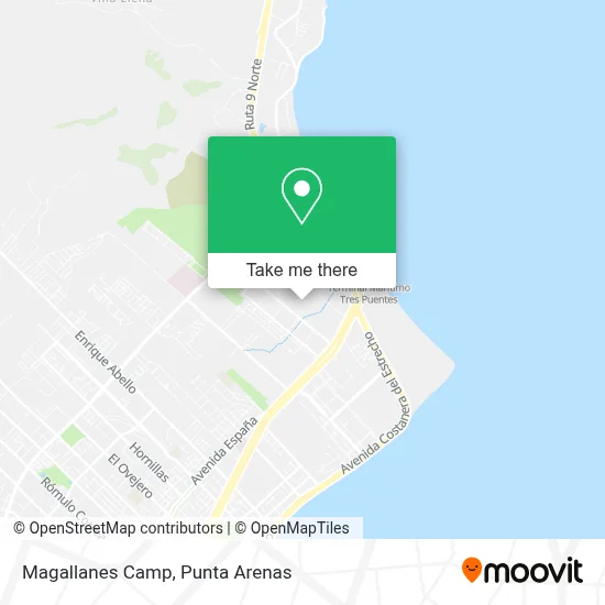 Magallanes Camp map