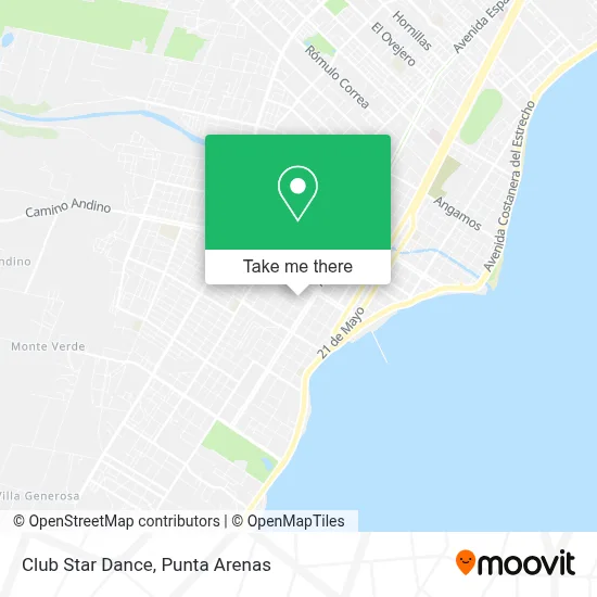 Club Star Dance map