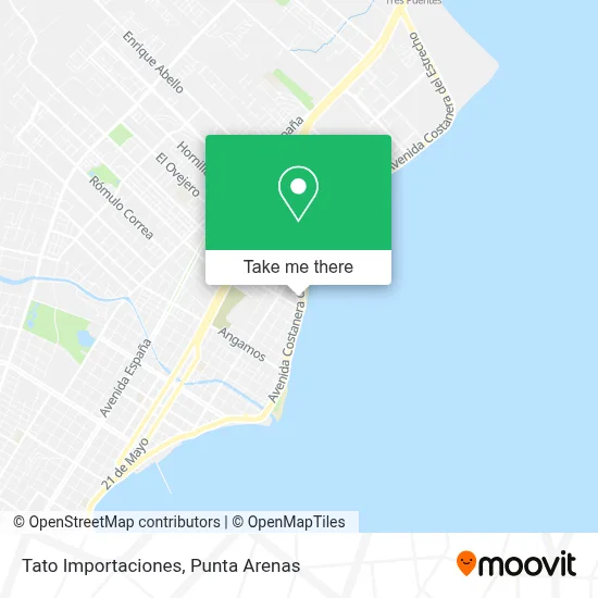 Tato Importaciones map