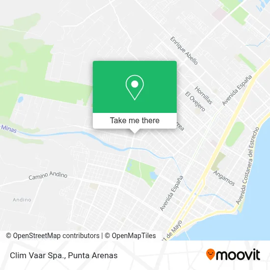 Clim Vaar Spa. map