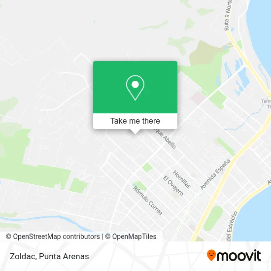 Zoldac map