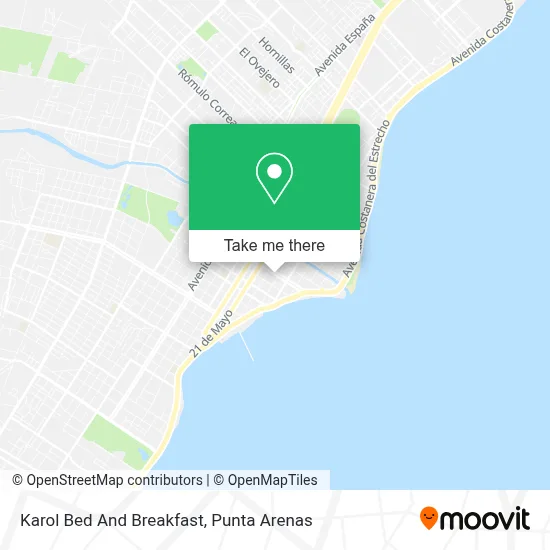 Karol Bed And Breakfast map