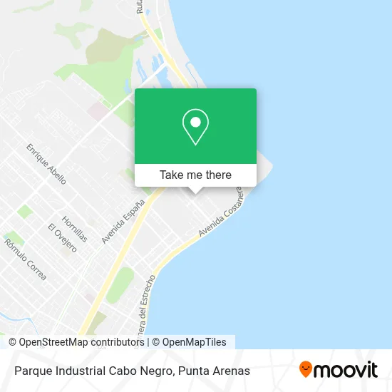 Parque Industrial Cabo Negro map