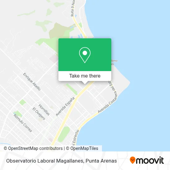 Observatorio Laboral Magallanes map
