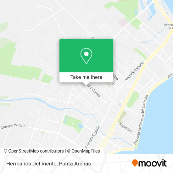 Hermanos Del Viento map