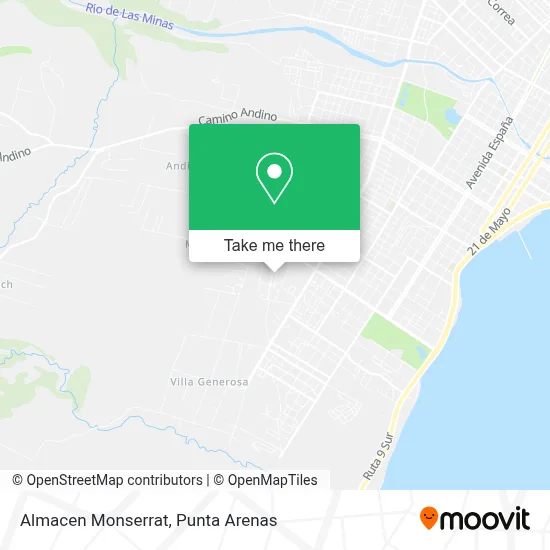 Almacen Monserrat map