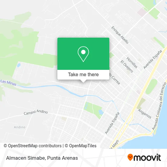 Almacen Simabe map