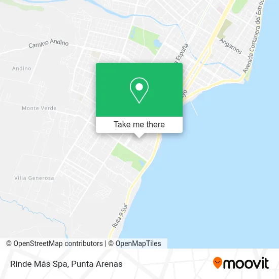 Rinde Más Spa map