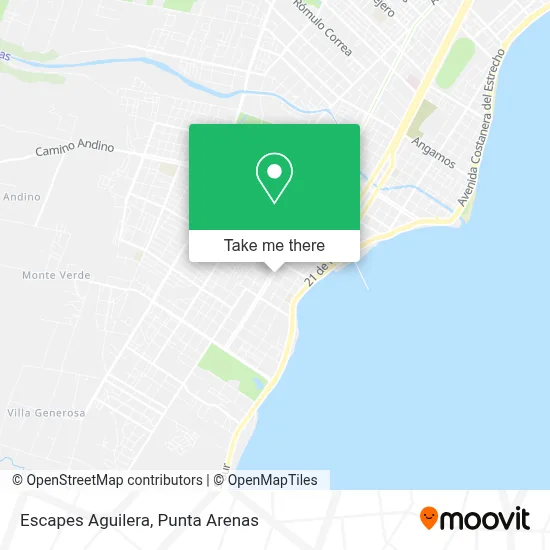 Escapes Aguilera map