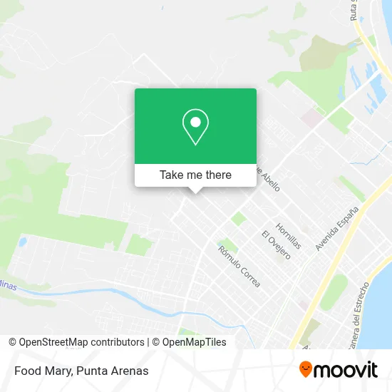 Food Mary map