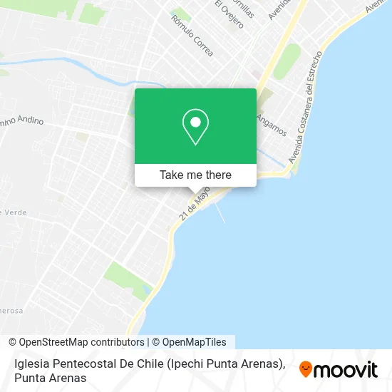 Iglesia Pentecostal De Chile (Ipechi Punta Arenas) map