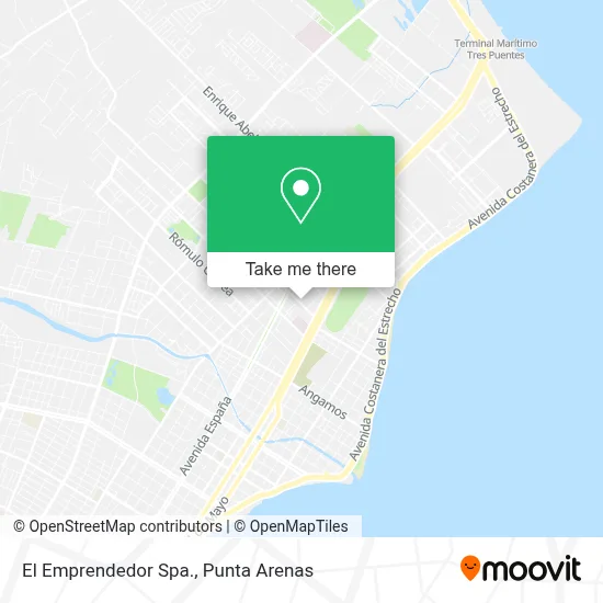 El Emprendedor Spa. map