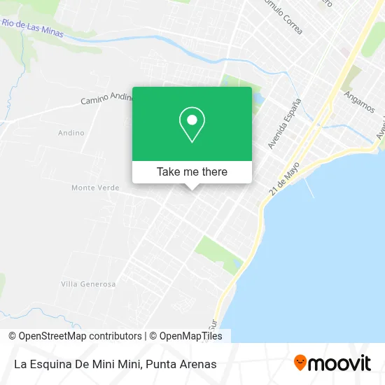 La Esquina De Mini Mini map