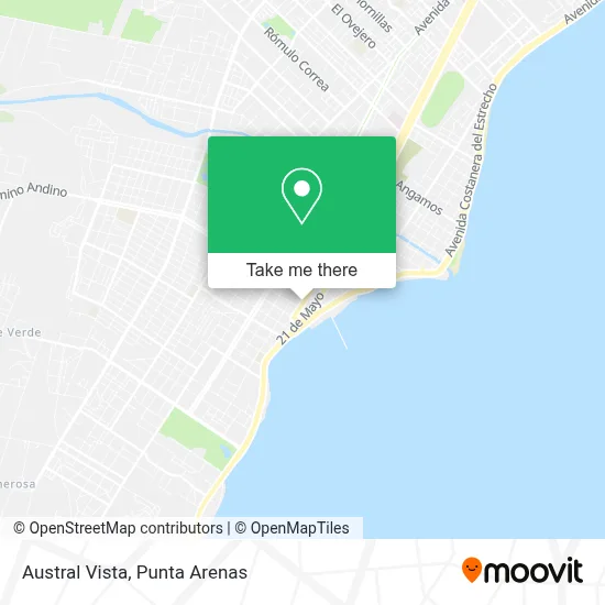Austral Vista map