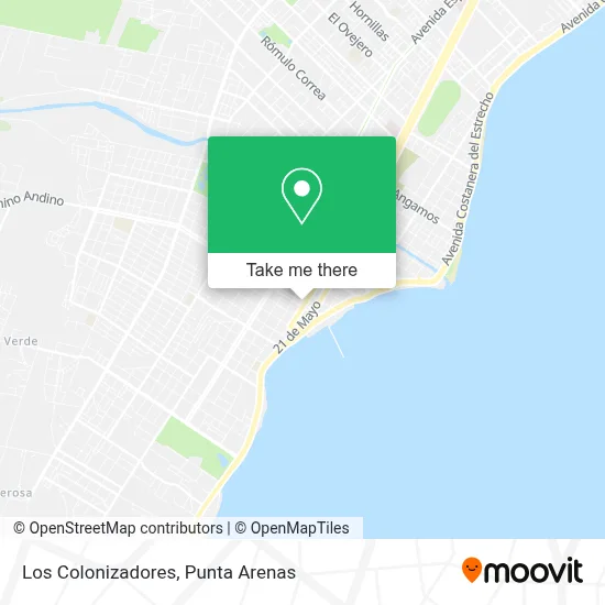 Los Colonizadores map