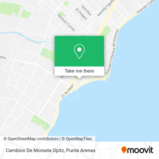 Cambios De Moneda Opitz map