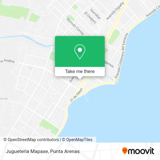 Jugueteria Mapaxe map
