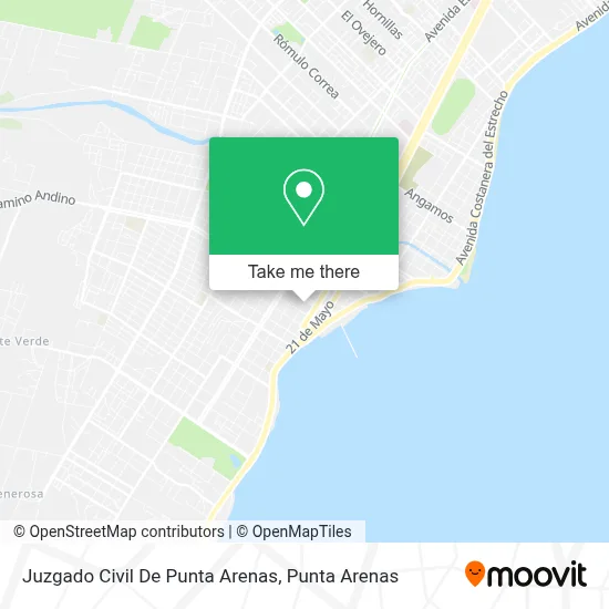 Juzgado Civil De Punta Arenas map