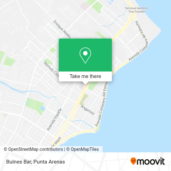 Bulnes Bar map