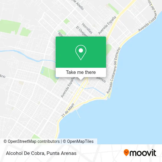 Alcohol De Cobra map