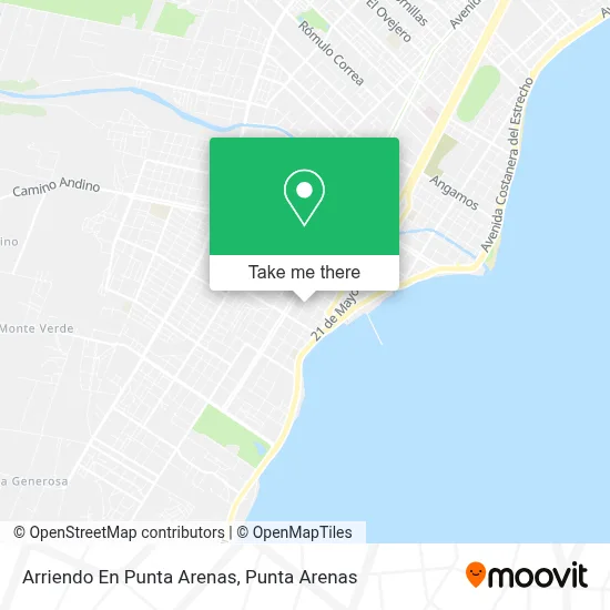 Arriendo En Punta Arenas map