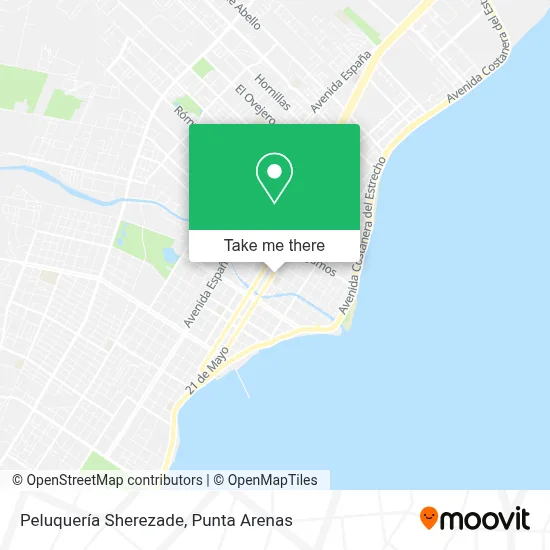 Peluquería Sherezade map