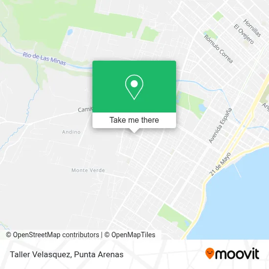 Taller Velasquez map