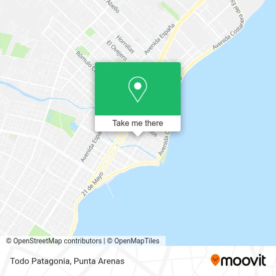 Todo Patagonia map